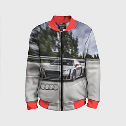 Детский бомбер Ауди на скоростном шоссе Audi on the expressway