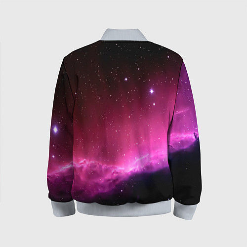Детский бомбер Night Nebula / 3D-Серый – фото 2