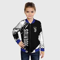Бомбер детский Fc juventus фс ювентус, цвет: 3D-синий — фото 2