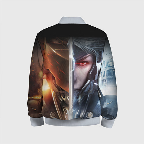 Детский бомбер METAL GEAR RISING САМУРАЙ / 3D-Серый – фото 2