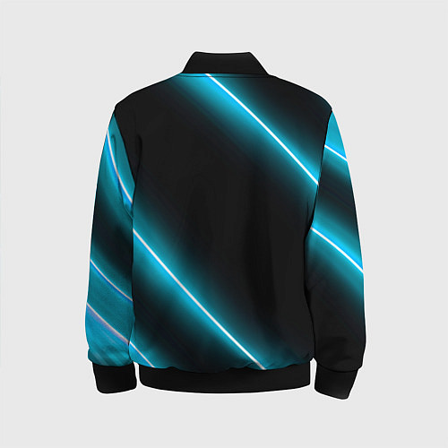 Детский бомбер Geely Неоновые Лампы / 3D-Черный – фото 2