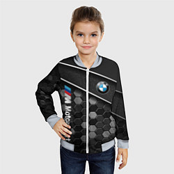 Бомбер детский BMW : Технологическая Броня, цвет: 3D-серый — фото 2