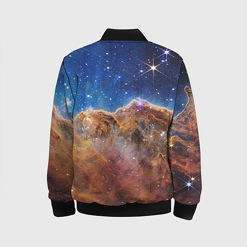 Детский бомбер Туманность Киля / 3D-Черный – фото 2