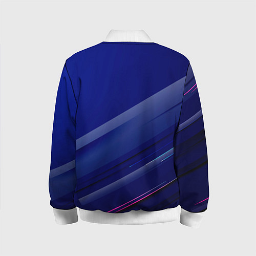 Детский бомбер Bayern munchen Абстракция / 3D-Белый – фото 2