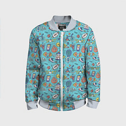 Детский бомбер Спортивный инвентарь и напитки