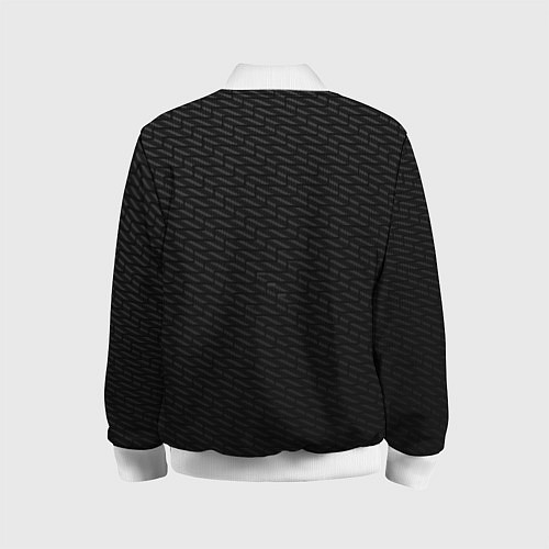 Детский бомбер Honda карбон / 3D-Белый – фото 2