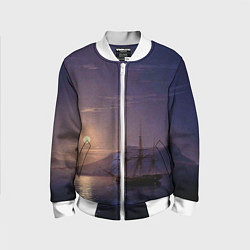 Детский бомбер Парусник у берегов Крыма в лунную ночь Айвазовский