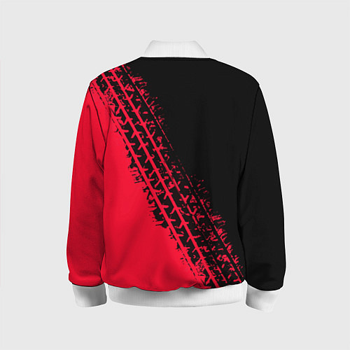 Детский бомбер Audi / 3D-Белый – фото 2