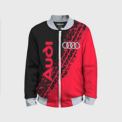 Бомбер детский Audi, цвет: 3D-серый