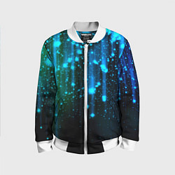 Бомбер детский Space - starfall, цвет: 3D-белый