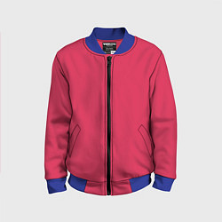 Бомбер детский Viva magenta pantone textile cotton, цвет: 3D-синий