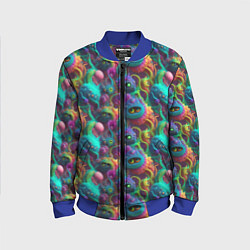 Детский бомбер Паттерн Морские Монстры