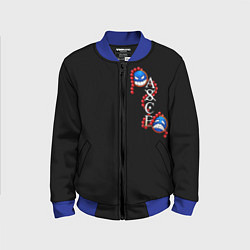 Бомбер детский Fire fist Portgas D Ace, цвет: 3D-синий