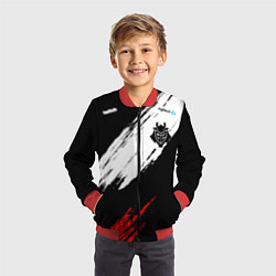 Бомбер детский G2 форма, цвет: 3D-красный — фото 2