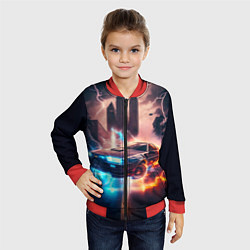 Бомбер детский Хочу Back to The Home, цвет: 3D-красный — фото 2