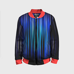 Детский бомбер Neon line stripes