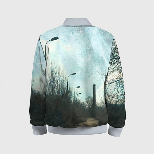 Детский бомбер Stalker одиночка на дороге / 3D-Серый – фото 2