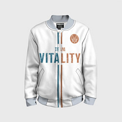 Детский бомбер Форма Team Vitality white