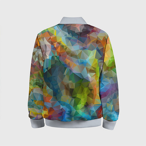Детский бомбер Color pattern / 3D-Серый – фото 2