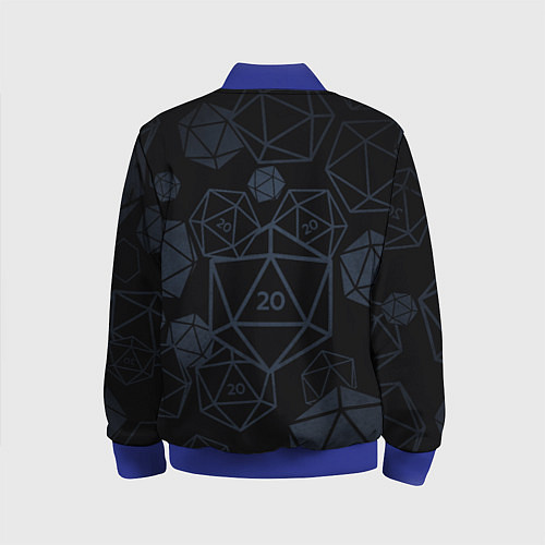 Детский бомбер Подземелья и драконы dnd / 3D-Синий – фото 2