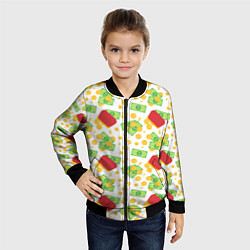 Бомбер детский Cash, цвет: 3D-черный — фото 2