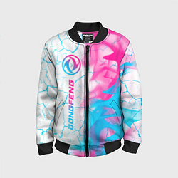 Детский бомбер Dongfeng neon gradient style: по-вертикали