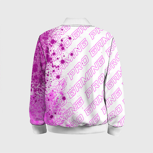 Детский бомбер Control pro gaming: по-вертикали / 3D-Белый – фото 2