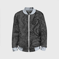 Детский бомбер Black dragon - grunge