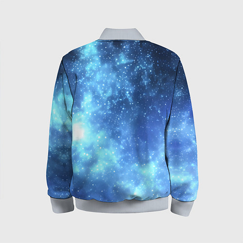 Детский бомбер Яркие звёзды в космосе / 3D-Серый – фото 2