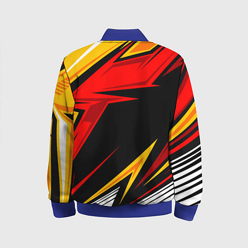 Детский бомбер Ducati - red uniform / 3D-Синий – фото 2