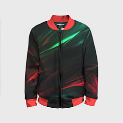 Бомбер детский Dark red and green, цвет: 3D-красный
