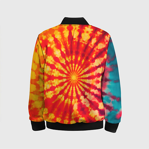 Детский бомбер Тай дай солнце / 3D-Черный – фото 2