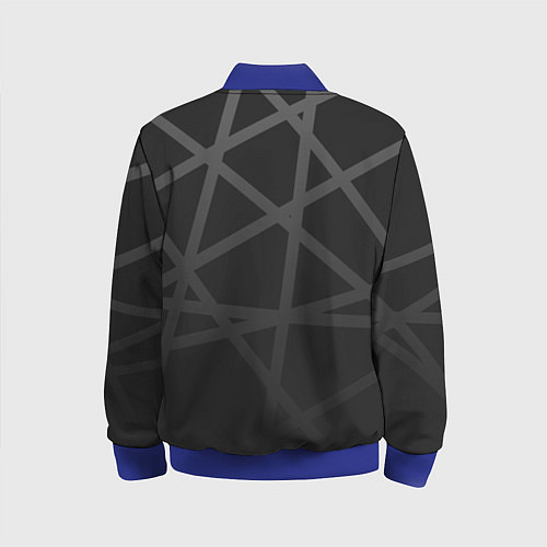 Детский бомбер Volkswagen - classic black / 3D-Синий – фото 2