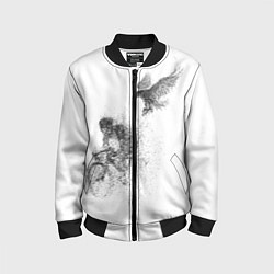 Бомбер детский Скорость,моя стихия, цвет: 3D-черный