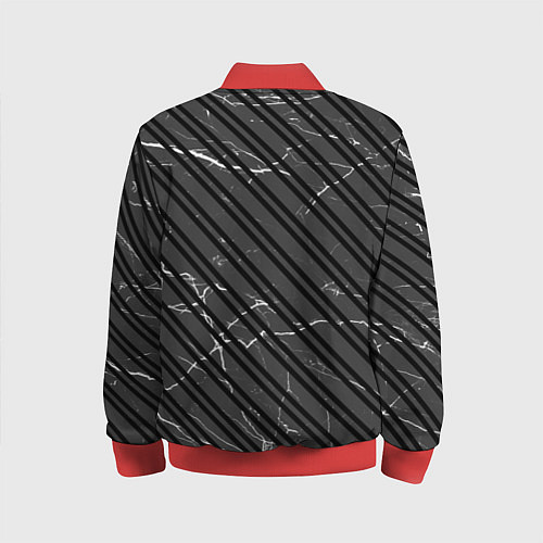 Детский бомбер Адский рай - пустой Габимару / 3D-Красный – фото 2