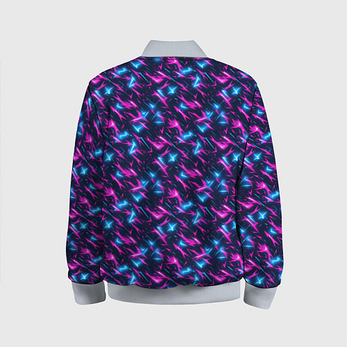 Детский бомбер Неоновый бум / 3D-Серый – фото 2