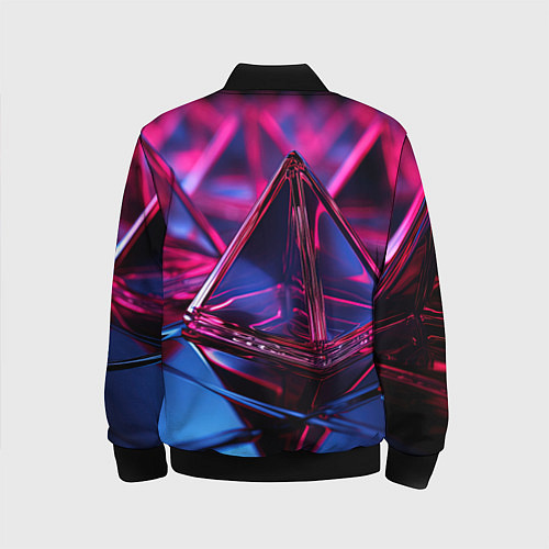 Детский бомбер Пространственное вдохновение / 3D-Черный – фото 2