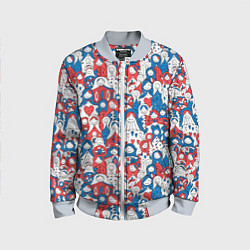 Детский бомбер Русские матрешки