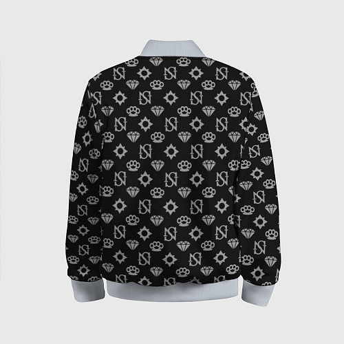 Детский бомбер Sessanta Nove pattern / 3D-Серый – фото 2