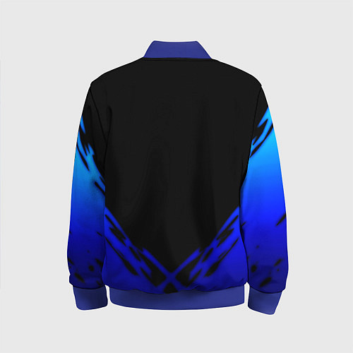 Детский бомбер Subaru geomery / 3D-Синий – фото 2