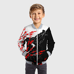 Бомбер детский Tokyo Dragon, цвет: 3D-серый — фото 2