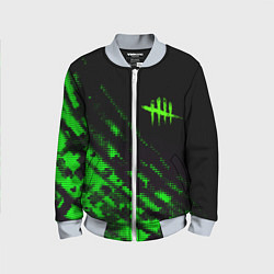 Детский бомбер Dead by daylight green neon