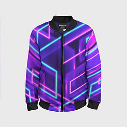 Детский бомбер Neon Geometric