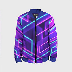 Детский бомбер Neon Geometric