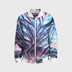 Детский бомбер Синий драгоценный камень