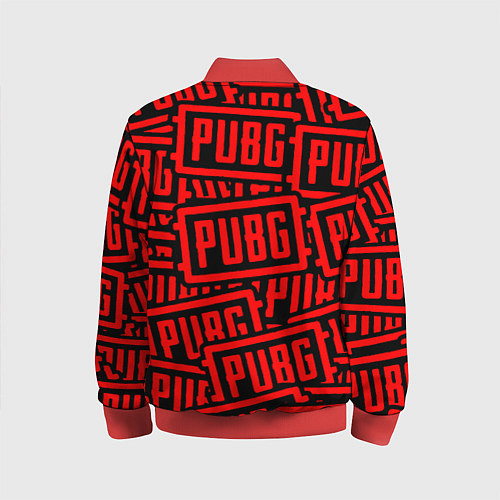 Детский бомбер PUBG pattern games / 3D-Красный – фото 2