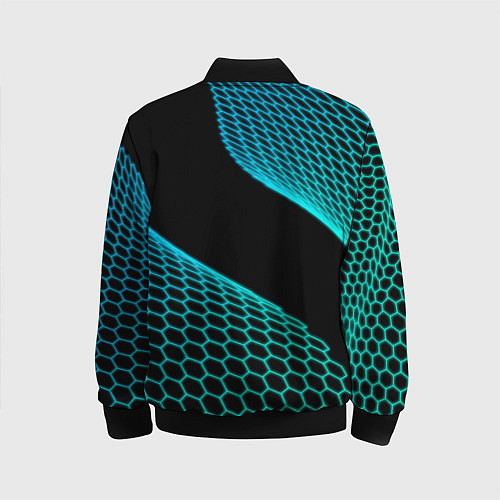 Детский бомбер Bayer 04 football net / 3D-Черный – фото 2