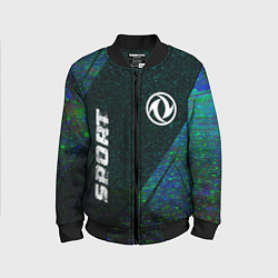 Детский бомбер Dongfeng sport glitch blue