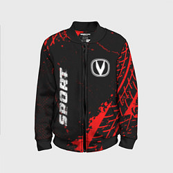 Бомбер детский Changan red sport tires, цвет: 3D-черный