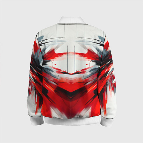 Детский бомбер Абстракция кчб / 3D-Белый – фото 2